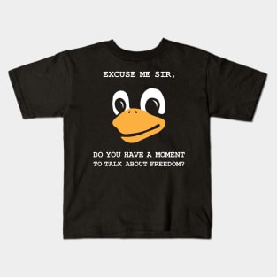 Lord and Saviour Tux Penguin Linux Religion Kids T-Shirt